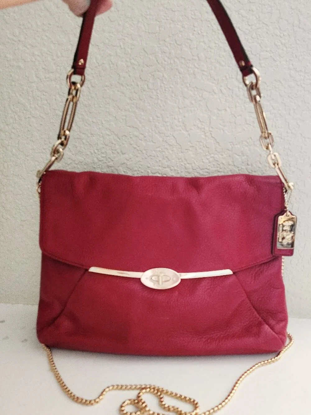 Euc Coach Madison Leather Shoulder Bag Purse